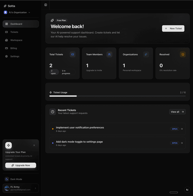 SOTTA MCP + Bonus Frontend Codebase