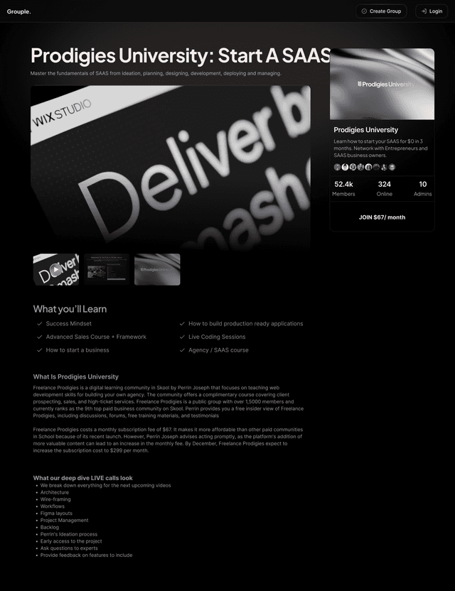 Grouple - Community SaaS